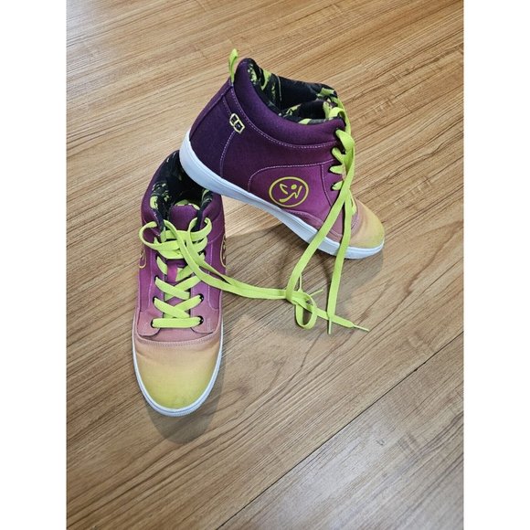 Zumba Shoes - Zumba Street Fresh Shoes Hi Lace Up Sneaker Womens Size 9.5